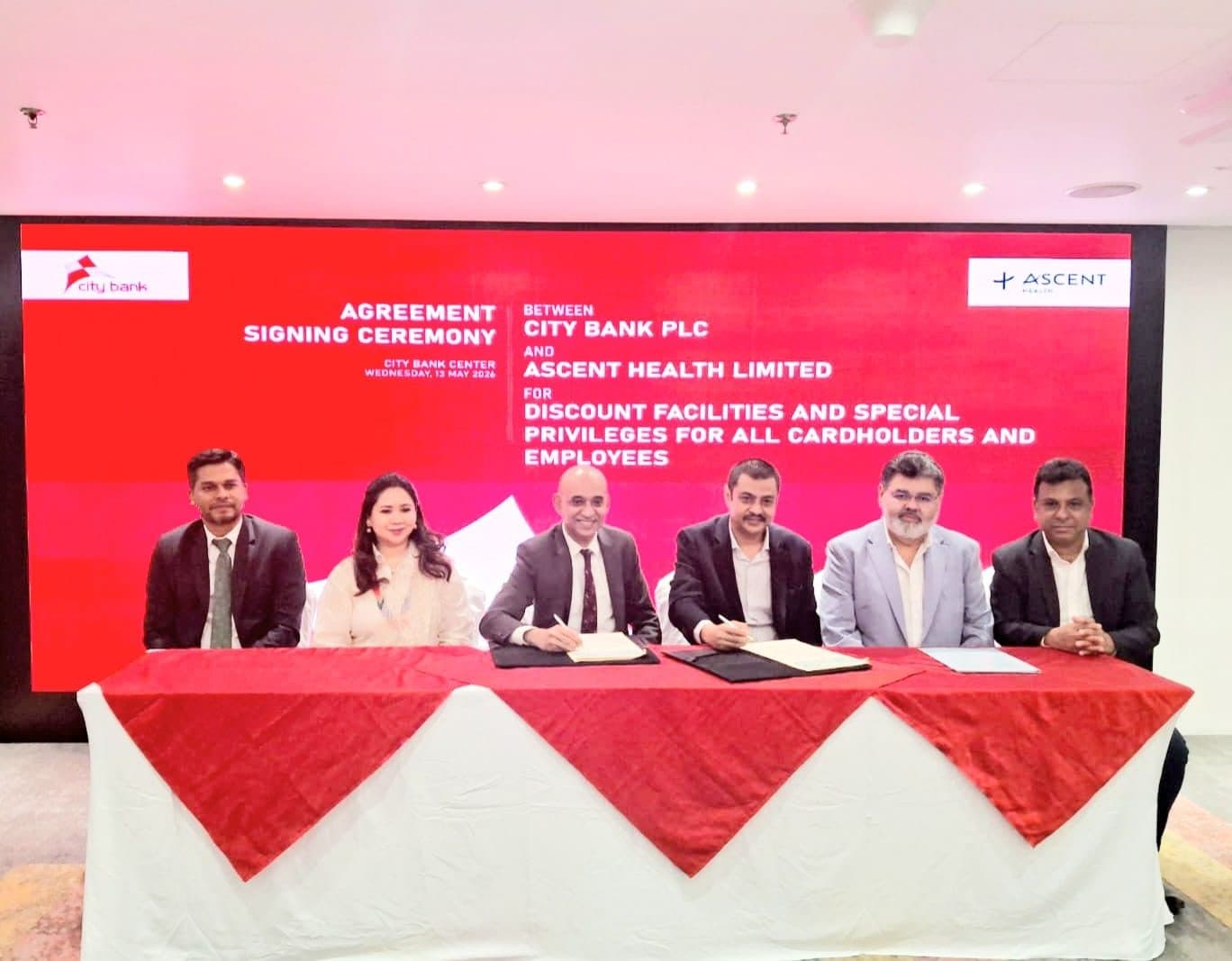 Ascent Health × City Bank agreement