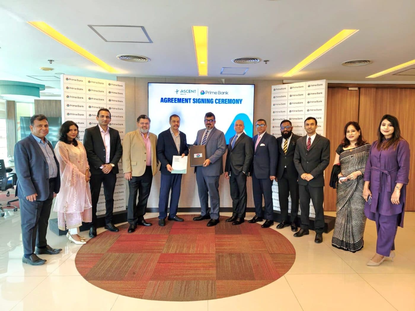 Corporate partnership signing